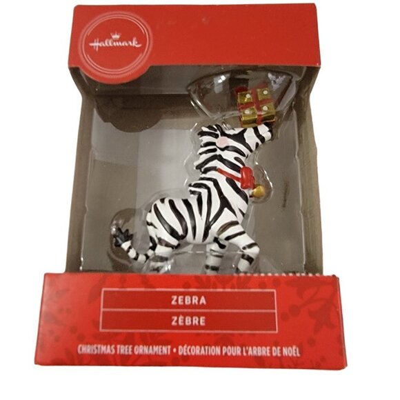 HALLMARK Keepsake ZEBRA Animal Gift Holiday Christmas Tree Ornament  - NEW - Picture 11 of 11